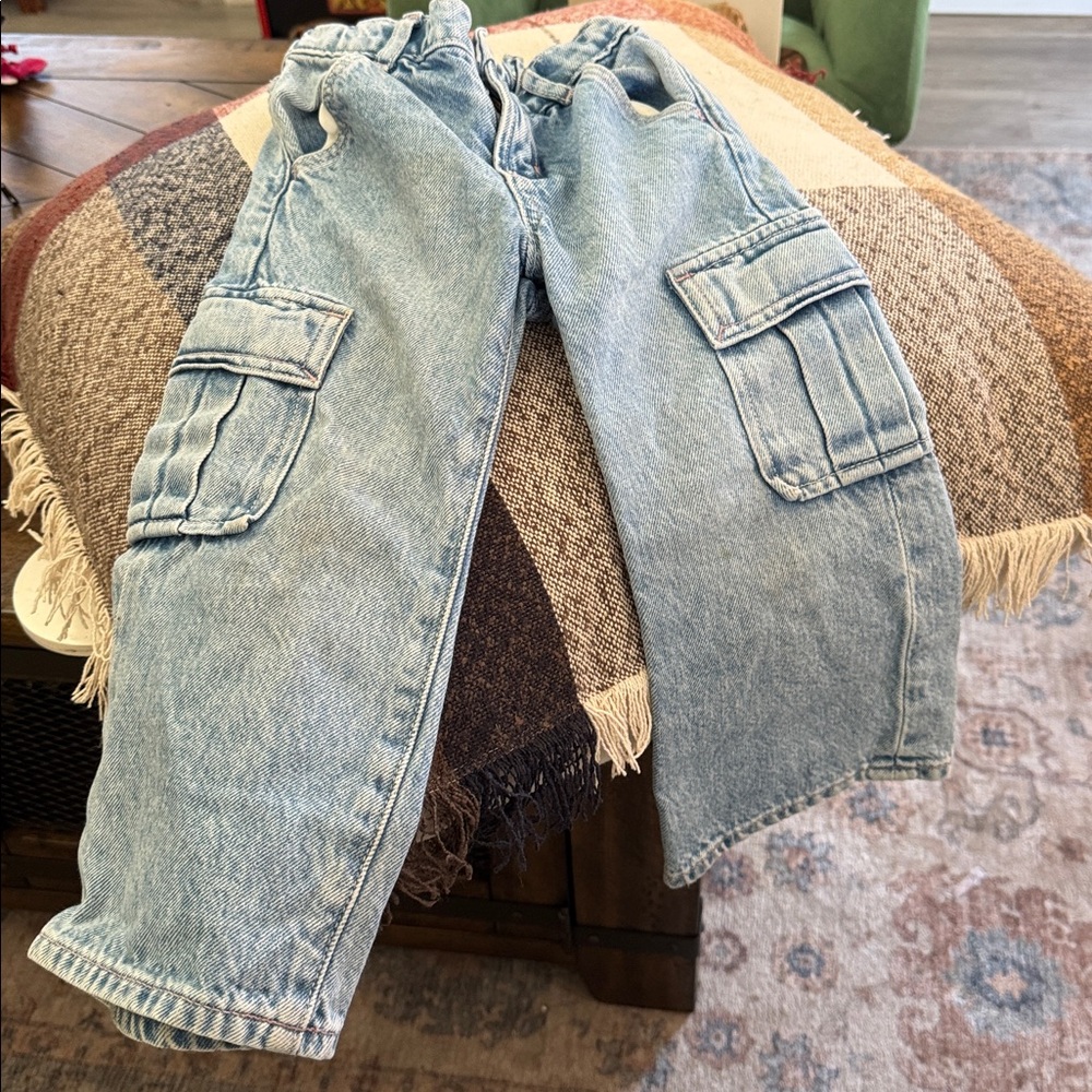 GAP Light Blue Elastic Waist Denim